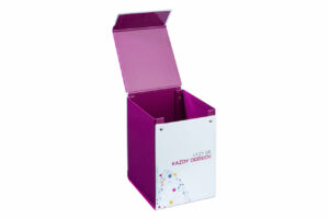 Medical rigid boxes with magnetic closure