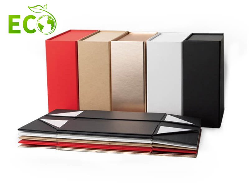 Eco-freindly collapsible rigid boxes
